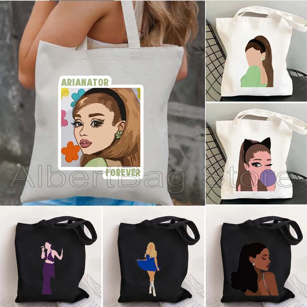 Ariana Grande Music Singer Artist Poster Fan Cute Gifts Men Women Canvas Shoulder Tote Bag Harajuku Shopper Foldable Handbag
Ariana Grande Music Singer Artist Poster Fan Cute Gifts Men Women Canvas Shoulder Tote Bag Harajuku Shopper Foldable Handbag