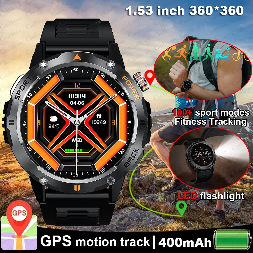 Новый Smart Watch Man Compass Military IP68 водонепроницаемые часы Men Bluetooth Call Outdoor Sport Smartwatch для Xiaomi Android IOS 
Новый Smart Watch Man Compass Military IP68 водонепроницаемые часы Men Bluetooth Call Outdoor Sport Smartwatch для Xiaomi Android IOS