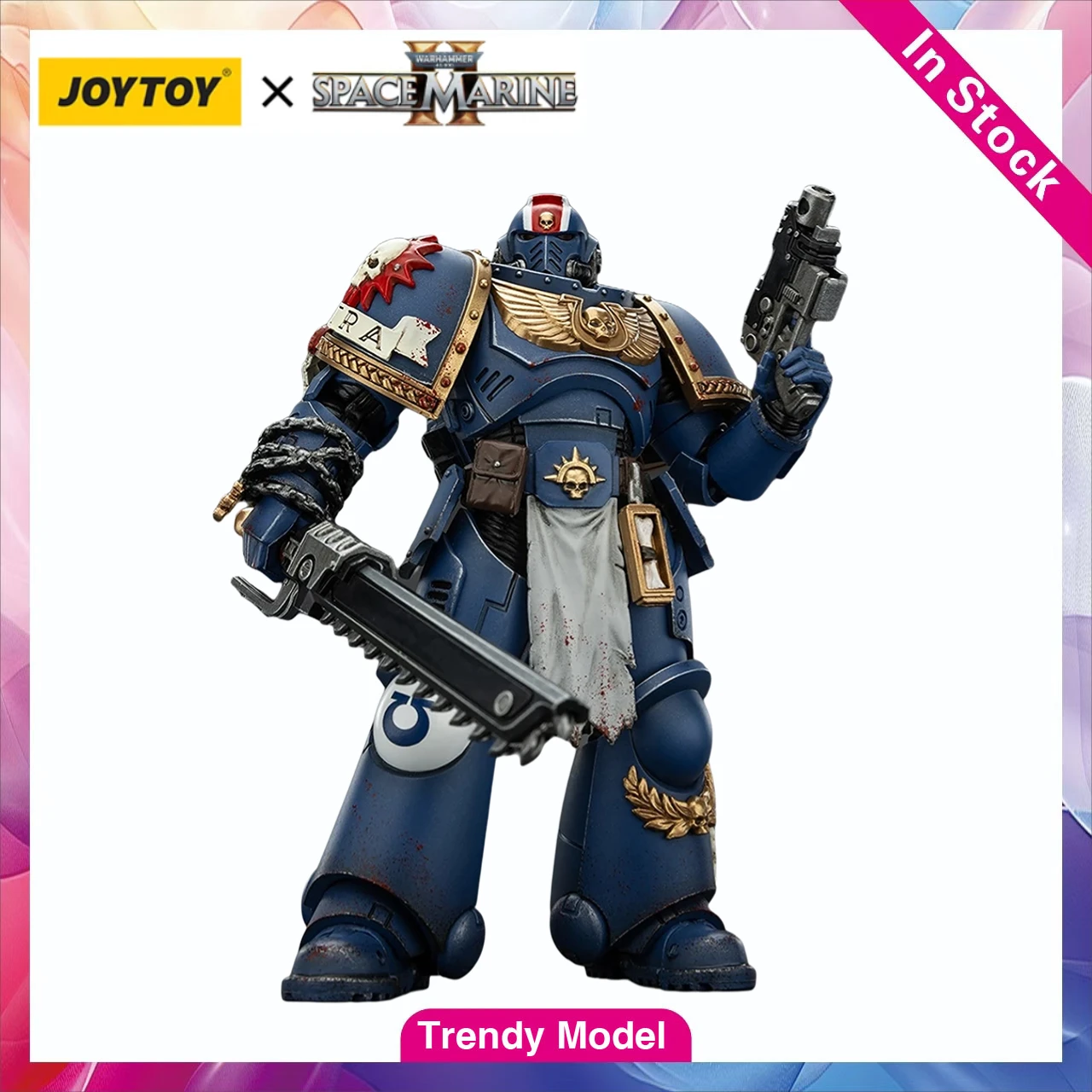 【TM】JOYTOY Warhammer 40K Ultramarines Lieutenant Titus-Collectors Edition Scale 1/18 Action Figures Models Toys Gifts
【TM】JOYTOY Warhammer 40K Ultramarines Lieutenant Titus-Collectors Edition Scale 1/18 Action Figures Models Toys Gifts