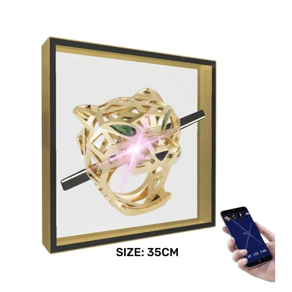 Diamond shop display 8g memory card 3d hologram fan wifi with cover wifi APP portable fan display 3d hologram fan in case
Diamond shop display 8g memory card 3d hologram fan wifi with cover wifi APP portable fan display 3d hologram fan in case