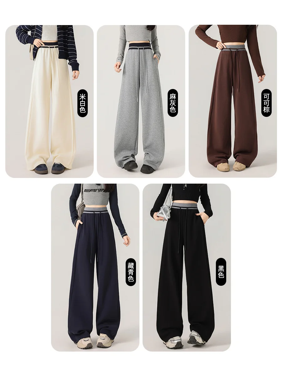 Colorblock High Waist Slim Pants Narrow Casual Embroidered Pants Wide Leg Relaxed Sweatpants Autumn Straight Fit Trousers
Colorblock High Waist Slim Pants Narrow Casual Embroidered Pants Wide Leg Relaxed Sweatpants Autumn Straight Fit Trousers