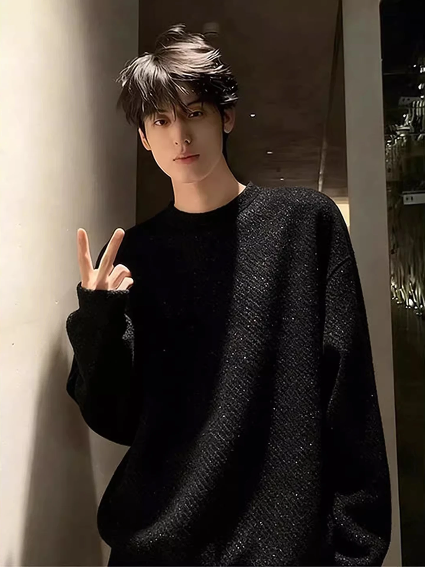 American Retro round Ne Sweatirt Men's Thiened Long Sve T-irt Spring Season Inner Wear Base irt Casual Sle
American Retro round Ne Sweatirt Men's Thiened Long Sve T-irt Spring Season Inner Wear Base irt Casual Sle