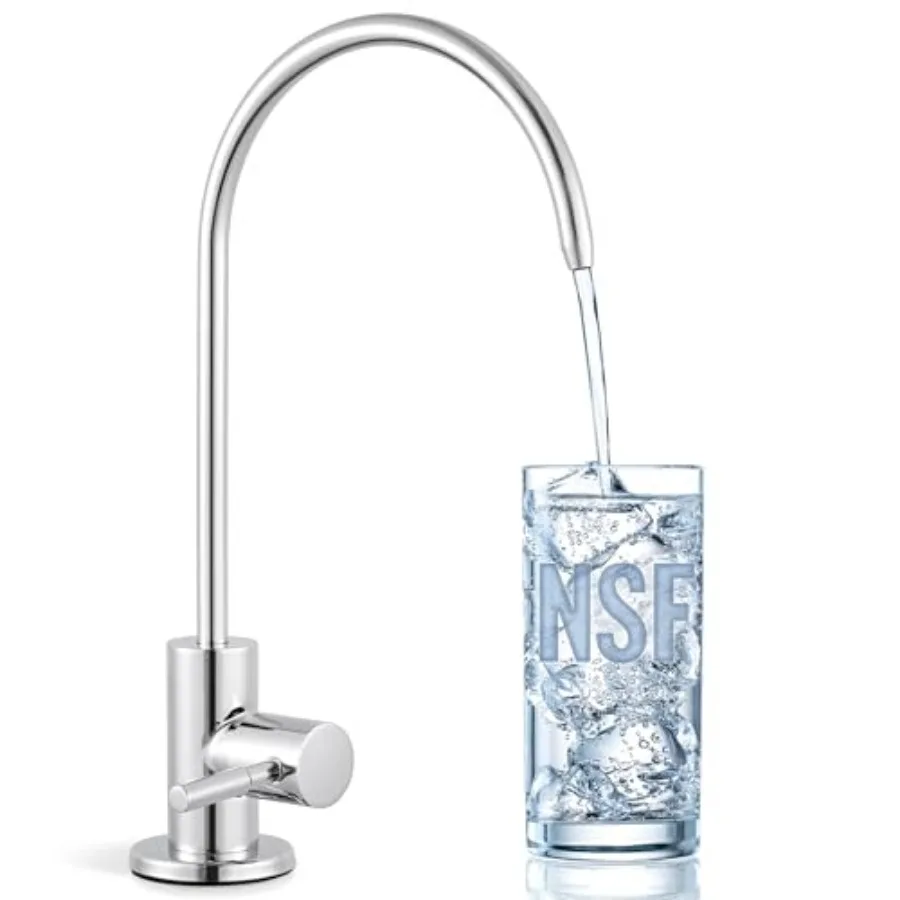 Water Filter Faucet for Kitchen Sink Reverse Osmosis Faucet Non-Air-Gap Drinking Water Faucet SUS304 Stainless Steel, Z504CLFF1
Water Filter Faucet for Kitchen Sink Reverse Osmosis Faucet Non-Air-Gap Drinking Water Faucet SUS304 Stainless Steel, Z504CLFF1