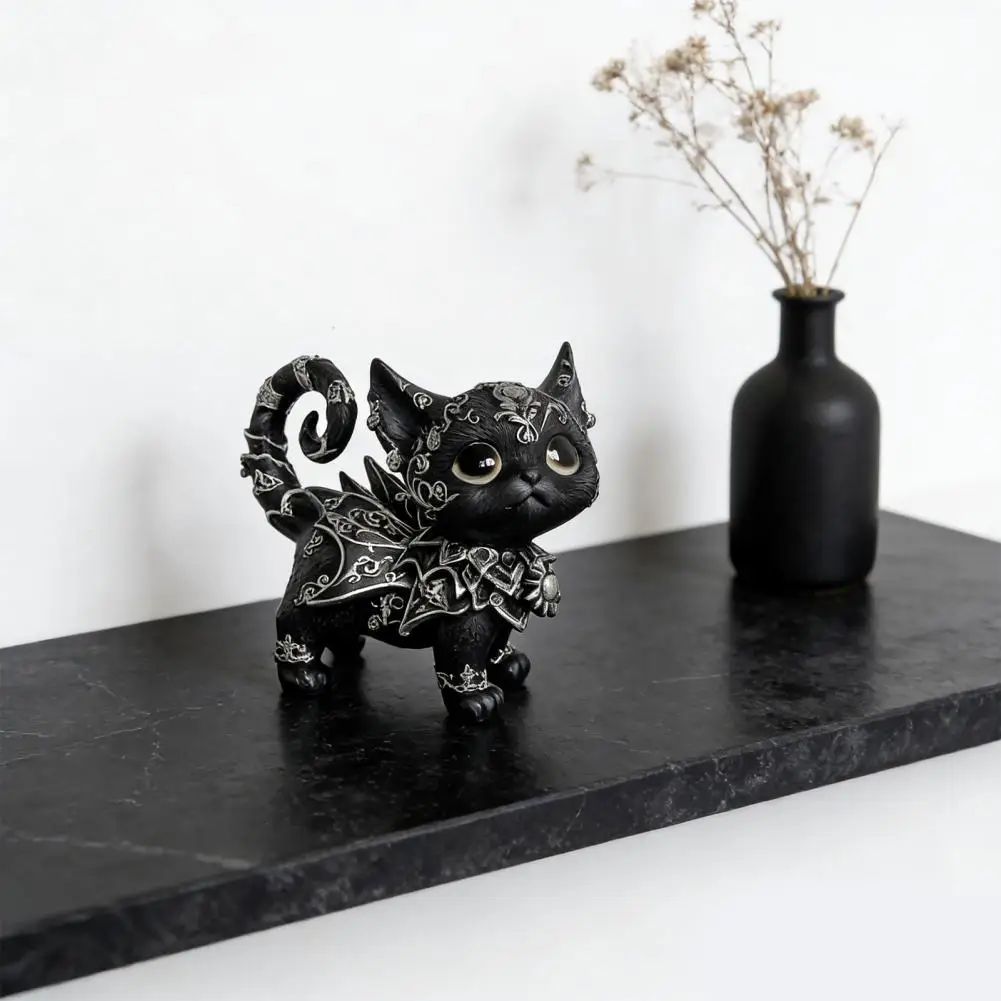 Декоративная фигурка кошки для дома: Таинственная черная кошка из смолы, скульптура для полки в офисе, уникальный подарок для любителей кошек
Декоративная фигурка кошки для дома: Таинственная черная кошка из смолы, скульптура для полки в офисе, уникальный подарок для любителей кошек