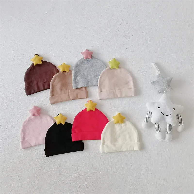 0-1 Year Old Newborn Soft Cotton Beanie Baby Solid Color Cute Star Hat Autumn Seamless Infant Cap for Boys Girls Bonnet Cap
0-1 Year Old Newborn Soft Cotton Beanie Baby Solid Color Cute Star Hat Autumn Seamless Infant Cap for Boys Girls Bonnet Cap