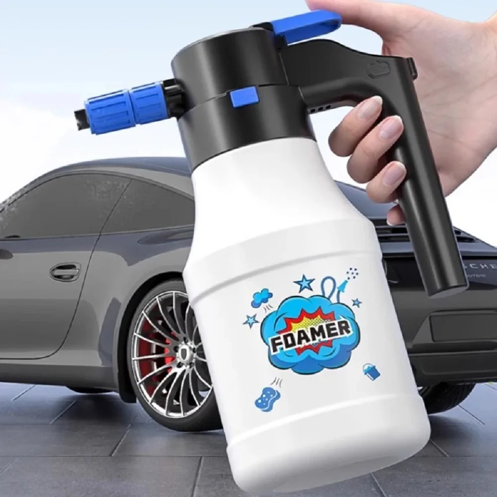 Электрический распылитель пены 1,5 л, генератор пены для автомойки, 2600 мАч, литиевая батарея, пенопластовая наконечник, инструмент для мытья автомобиля, пенный инструмент для мытья
Электрический распылитель пены 1,5 л, генератор пены для автомойки, 2600 мАч, литиевая батарея, пенопластовая наконечник, инструмент для мытья автомобиля, пенный инструмент для мытья