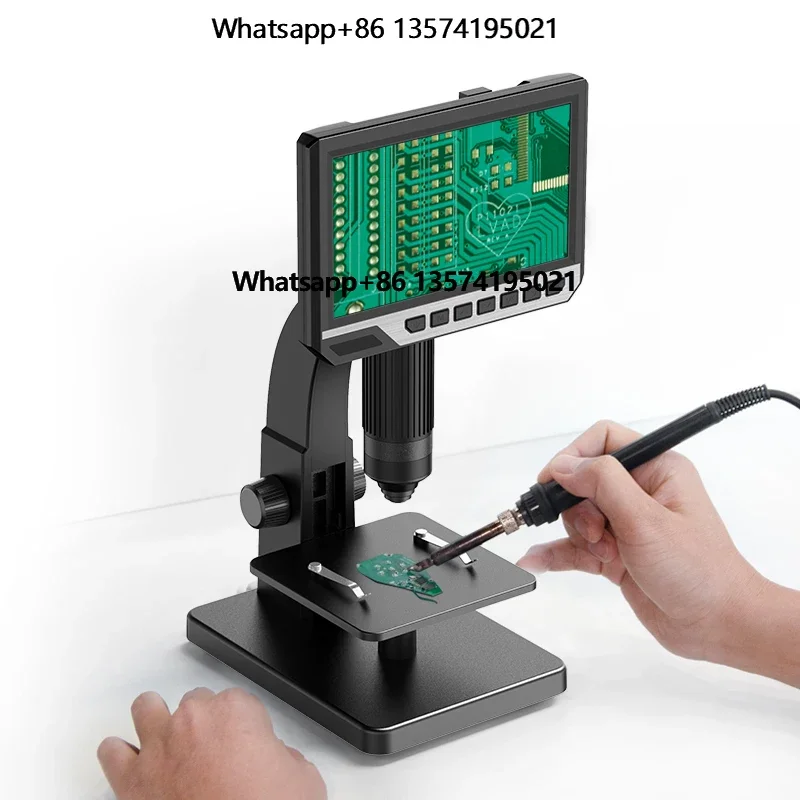 Factory OEM/ODM With Dual Lens 7Inch Screen 12MP 1080P 2000X Digital Zoom Electronic Monocular Microscope for Photo Video
Factory OEM/ODM With Dual Lens 7Inch Screen 12MP 1080P 2000X Digital Zoom Electronic Monocular Microscope for Photo Video