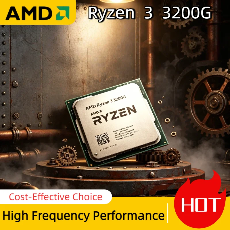 AMD Ryzen 3 3200G R3 3200G 3.6GHz Quad Core 4 Thread 65W AM4 CPU with Radeon Vega 8 Graphics Processor Desktop Pro Max
AMD Ryzen 3 3200G R3 3200G 3.6GHz Quad Core 4 Thread 65W AM4 CPU with Radeon Vega 8 Graphics Processor Desktop Pro Max