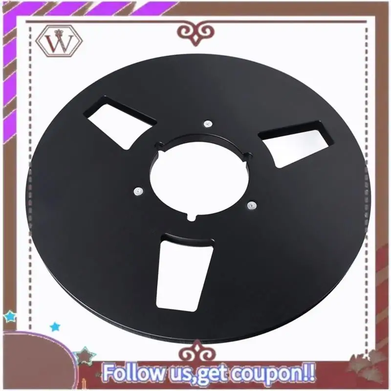 Latest 3 Hole 10.5Inch Open Reel Audio Tape Empty Nab Hub Reel-To-Reel Recorders With Disk New Aluminum Accessories
Latest 3 Hole 10.5Inch Open Reel Audio Tape Empty Nab Hub Reel-To-Reel Recorders With Disk New Aluminum Accessories