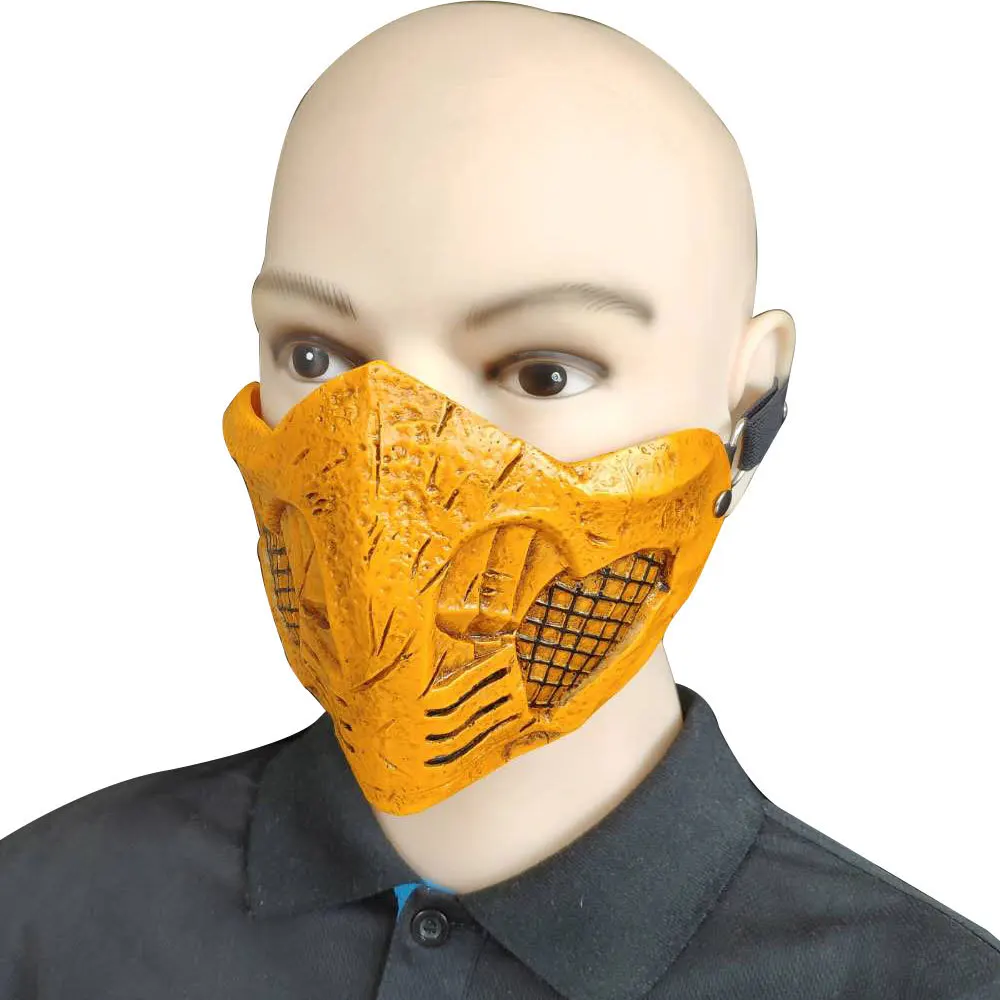 Halloween Mortal Kombat Resin Masks Horror Scorpion Face Sub-Zero Game Movie Cosplay Masquerade Mask Masker Unisex Costume Props
Halloween Mortal Kombat Resin Masks Horror Scorpion Face Sub-Zero Game Movie Cosplay Masquerade Mask Masker Unisex Costume Props