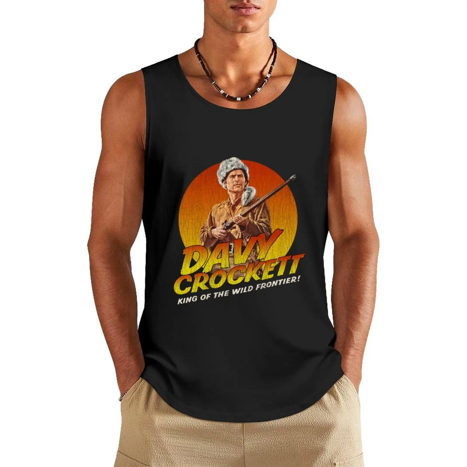Davy Crockett T-Shirt Tank Top Men's clothing brands gym t-shirts clothes for men
Davy Crockett T-Shirt Tank Top Men's clothing brands gym t-shirts clothes for men