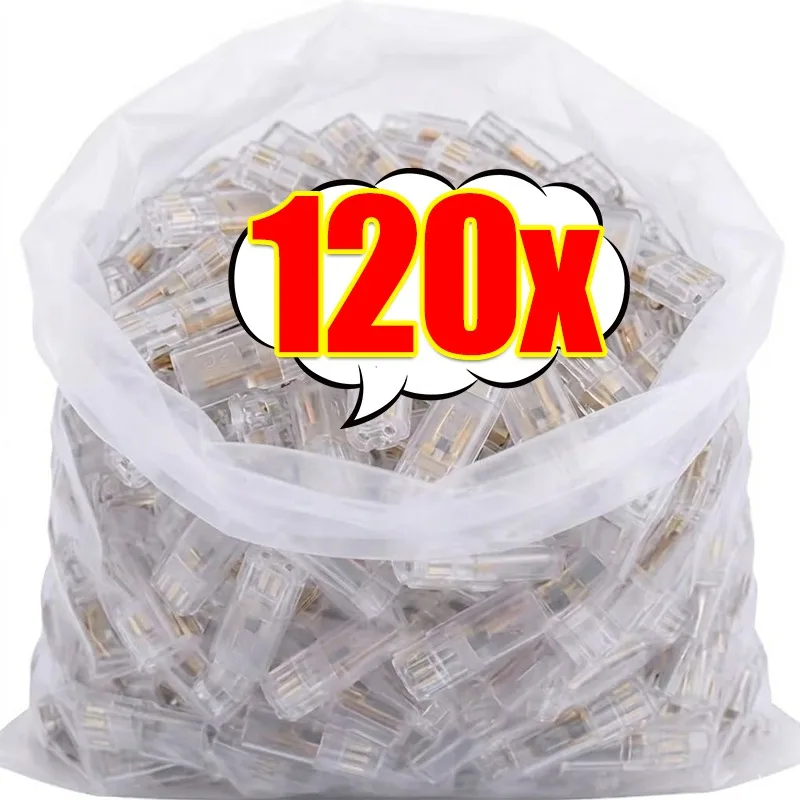 60/120Pcs Quick Wire Connector Transparent Solderless Terminal Block Car Splice Cable Splitters D2 Push in Electric Splicers Kit
60/120Pcs Quick Wire Connector Transparent Solderless Terminal Block Car Splice Cable Splitters D2 Push in Electric Splicers Kit