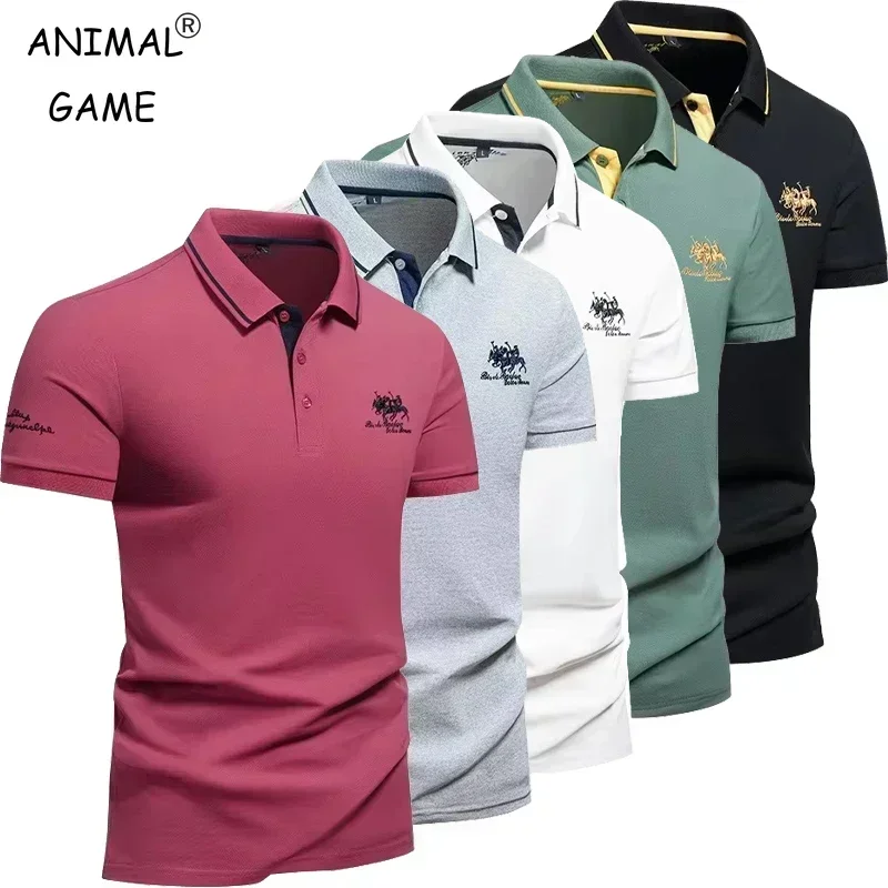 Summer Men Embroidered Lapel Polo Shirt Lightweight Vintage Business Street Short Sleeve Casual Top
Summer Men Embroidered Lapel Polo Shirt Lightweight Vintage Business Street Short Sleeve Casual Top