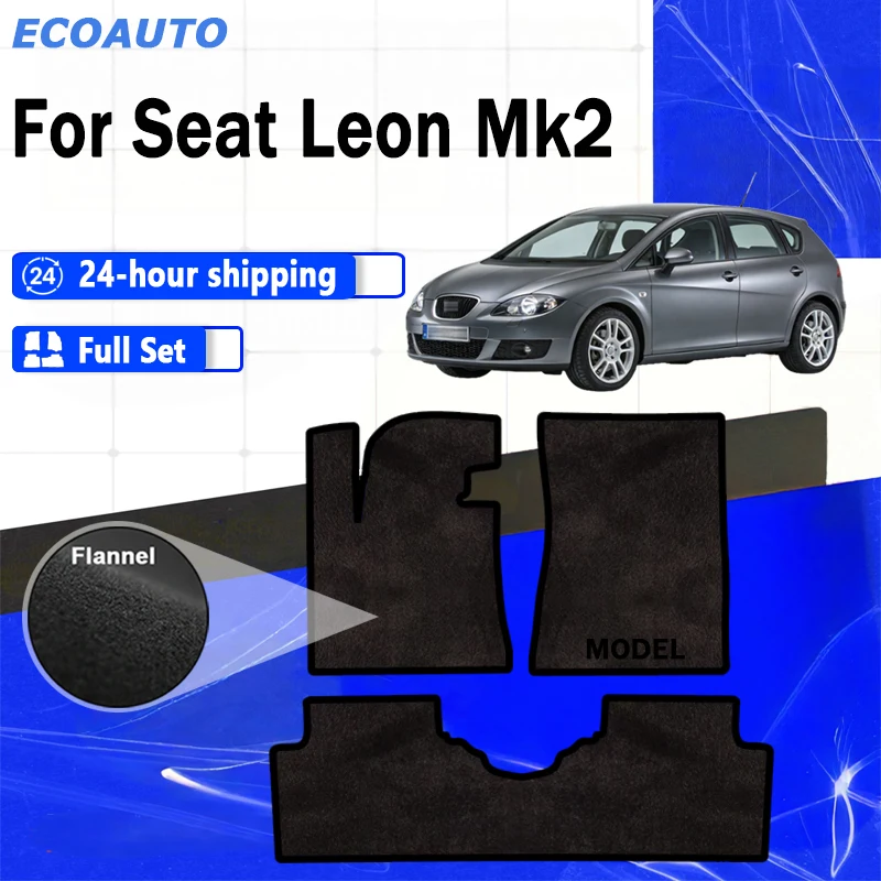 ECOAUTO Flannel For Seat Leon Mk2 1P 2006~2012 2007 2009 2010 Car Floor Mats Rug Panel Footpad Carpet Cover Anti-slip Foot Pads
ECOAUTO Flannel For Seat Leon Mk2 1P 2006~2012 2007 2009 2010 Car Floor Mats Rug Panel Footpad Carpet Cover Anti-slip Foot Pads
