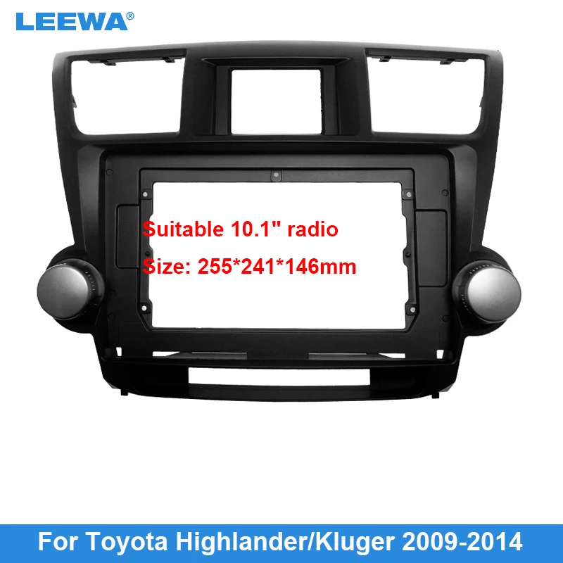 Автомобильная аудиопанель LEEWA для Toyota Highlander/Kluger 2DIN, 10,1 дюйма
Автомобильная аудиопанель LEEWA для Toyota Highlander/Kluger 2DIN, 10,1 дюйма