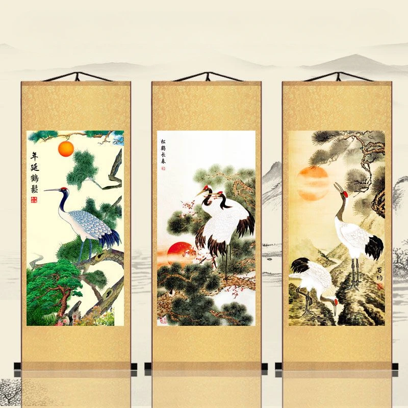 White Crane Chinese Painting Silk Scrolls Zen Traditional Silk Art Home /Office Decoration Gifts for Elders Poster Canvas
White Crane Chinese Painting Silk Scrolls Zen Traditional Silk Art Home /Office Decoration Gifts for Elders Poster Canvas
