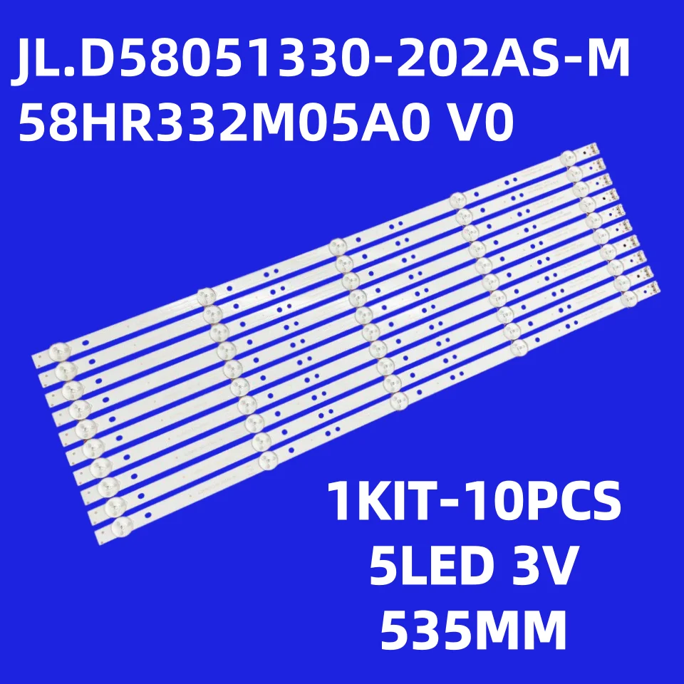 10PCS LED Strips for RNSMU5836 RTU5820 RHOS5815M-D 58HR332M05A0 V0 D58A114 AE0110634 MGU5810X
10PCS LED Strips for RNSMU5836 RTU5820 RHOS5815M-D 58HR332M05A0 V0 D58A114 AE0110634 MGU5810X