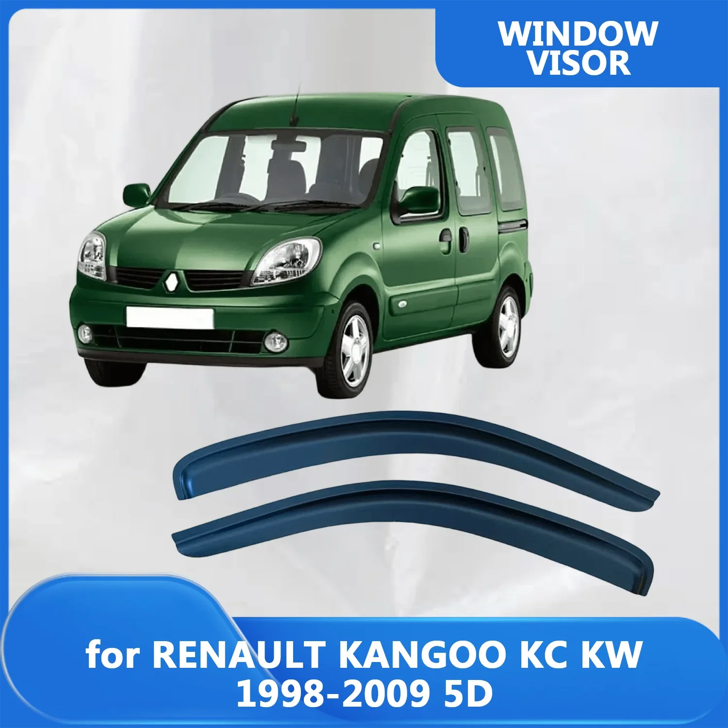 Window Visor for RENAULT KANGOO KC/KW 1998-2005 2006 2007 2008 2009 5D Wind Deflectors Rain Guards Door Visor Vent Shades Sun
Window Visor for RENAULT KANGOO KC/KW 1998-2005 2006 2007 2008 2009 5D Wind Deflectors Rain Guards Door Visor Vent Shades Sun
