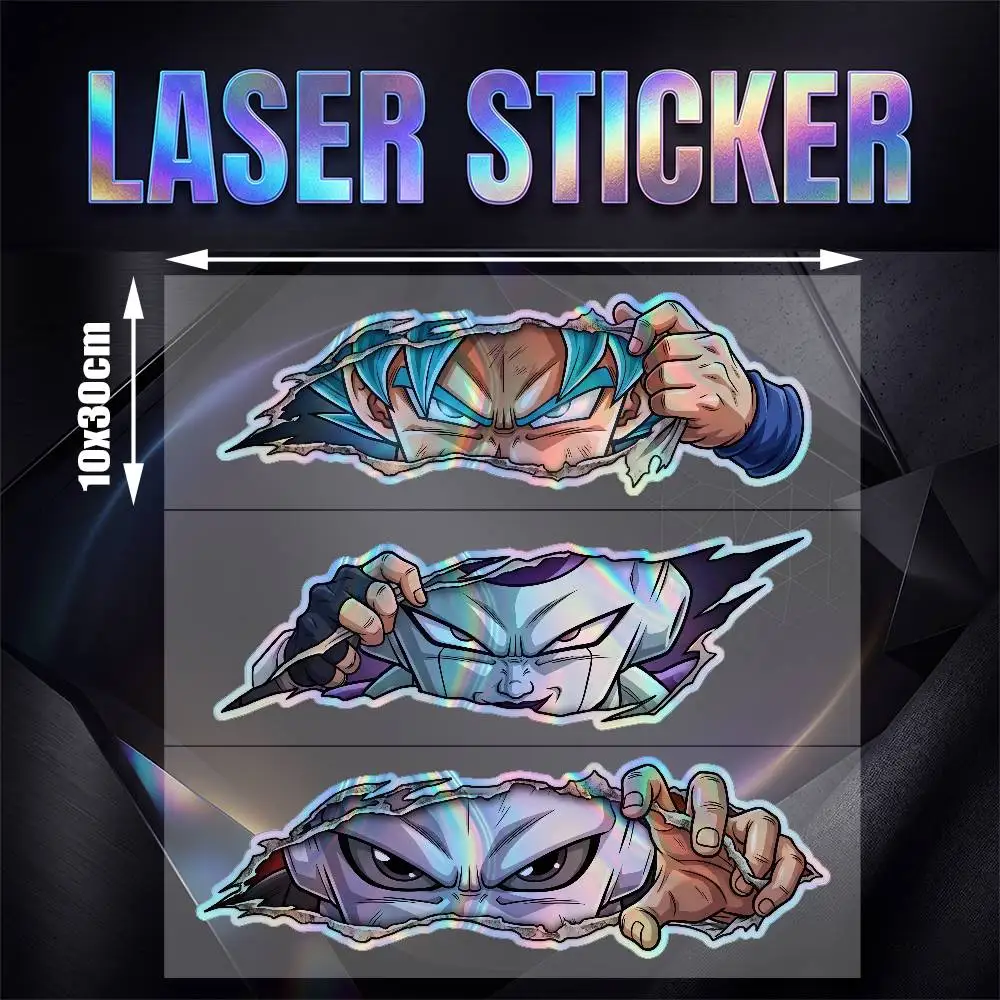 DRAGON BALL GOKU EYES Vegeta Holographic Anime Car Sticker Laser Reflective Waterproof Vinyl Decal for Car Window Motorcycle
DRAGON BALL GOKU EYES Vegeta Holographic Anime Car Sticker Laser Reflective Waterproof Vinyl Decal for Car Window Motorcycle