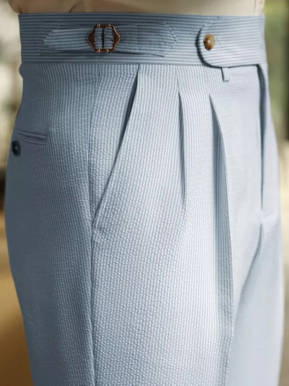 Summer Men's Drapey Bubble Cloth Casual Straight Leg Busin Pants Lightweight Iron-Free Nine-Piece Blue Color Busin Casu...
Summer Men's Drapey Bubble Cloth Casual Straight Leg Busin Pants Lightweight Iron-Free Nine-Piece Blue Color Busin Casu...