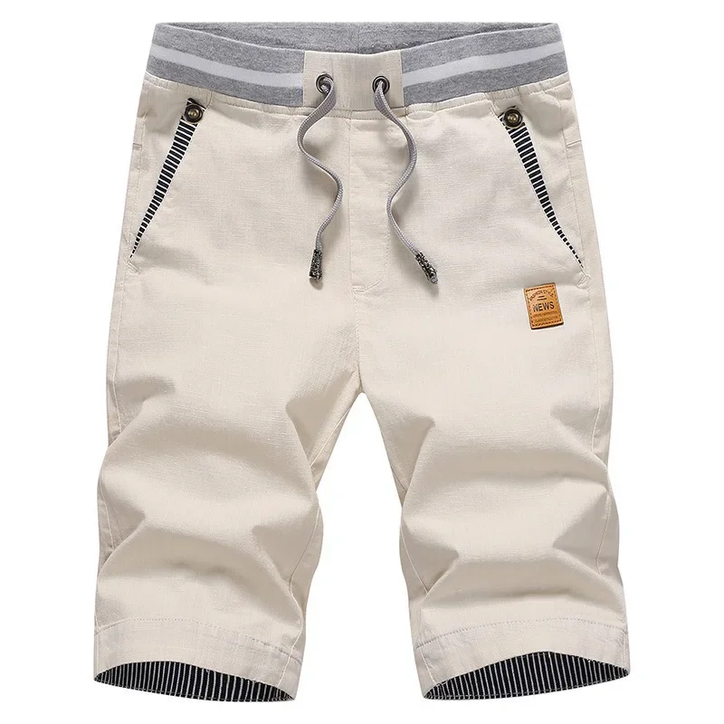 Summer Men's Shorts Hot Casual Cotton Fashion Boardshort Bermuda Male Drawstring Elastic Waist Breeches Beach Shorts Men
Summer Men's Shorts Hot Casual Cotton Fashion Boardshort Bermuda Male Drawstring Elastic Waist Breeches Beach Shorts Men