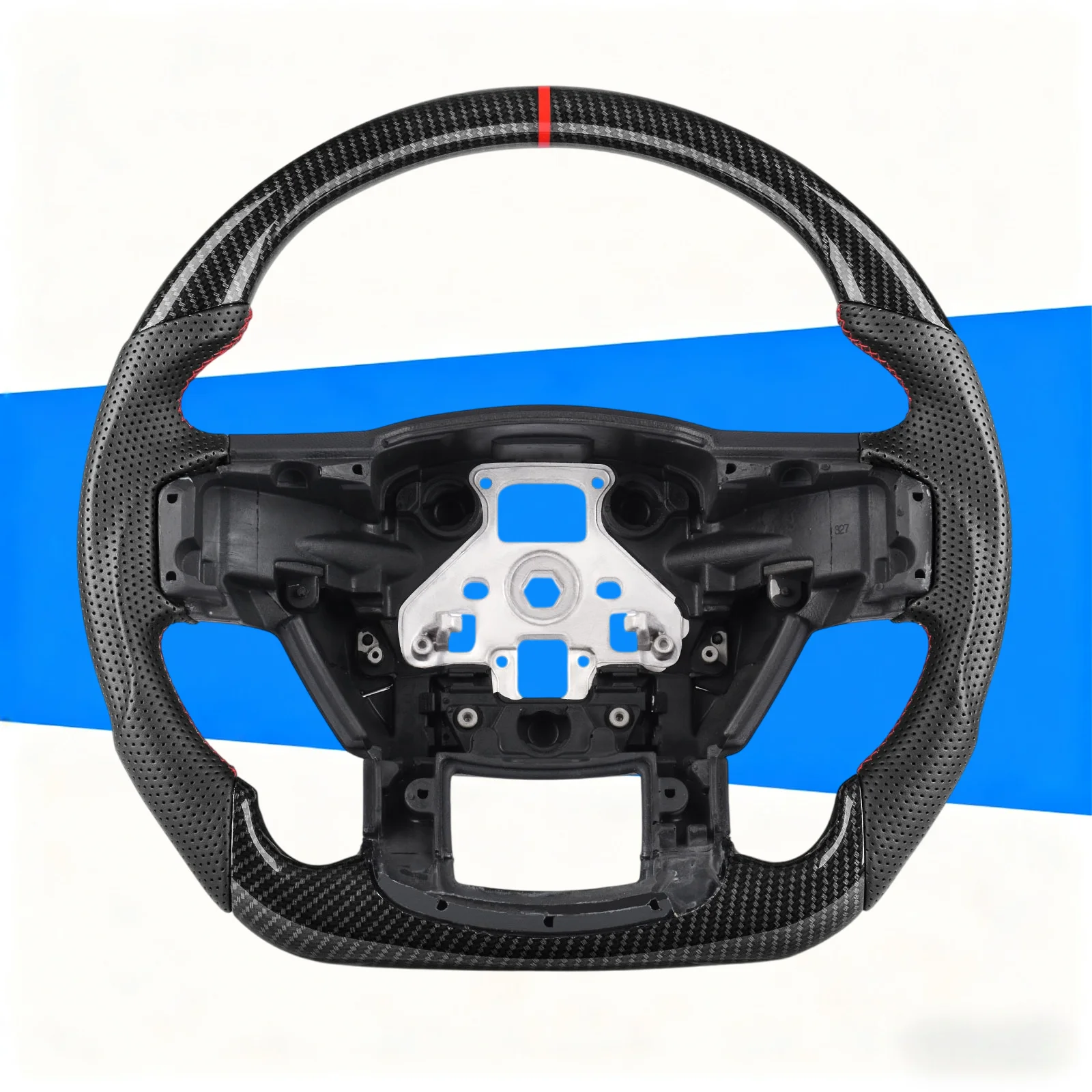 Hydro Print Carbon Fiber Steering Wheel For Ford F150 F250 F350 2015-2022 Raptor Breathable Perforated Leather Racing Wheel
Hydro Print Carbon Fiber Steering Wheel For Ford F150 F250 F350 2015-2022 Raptor Breathable Perforated Leather Racing Wheel