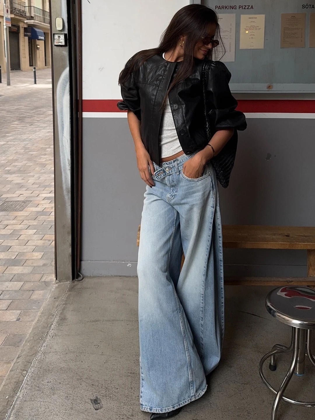 Low Waist Wide Leg Jeans Style Extended Long Tall Women Loose Slimming Knife Cotton Denim Spring Autumn
Low Waist Wide Leg Jeans Style Extended Long Tall Women Loose Slimming Knife Cotton Denim Spring Autumn