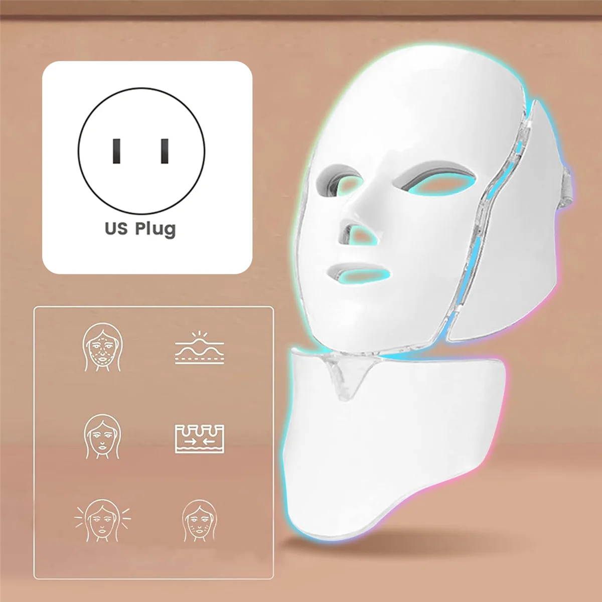 ATS-Blue Red Light Therapy Mask for Face, 7 Colors LED Face Mask Light Therapy, LED Face Mask Light Therapy At Home-US
ATS-Blue Red Light Therapy Mask for Face, 7 Colors LED Face Mask Light Therapy, LED Face Mask Light Therapy At Home-US