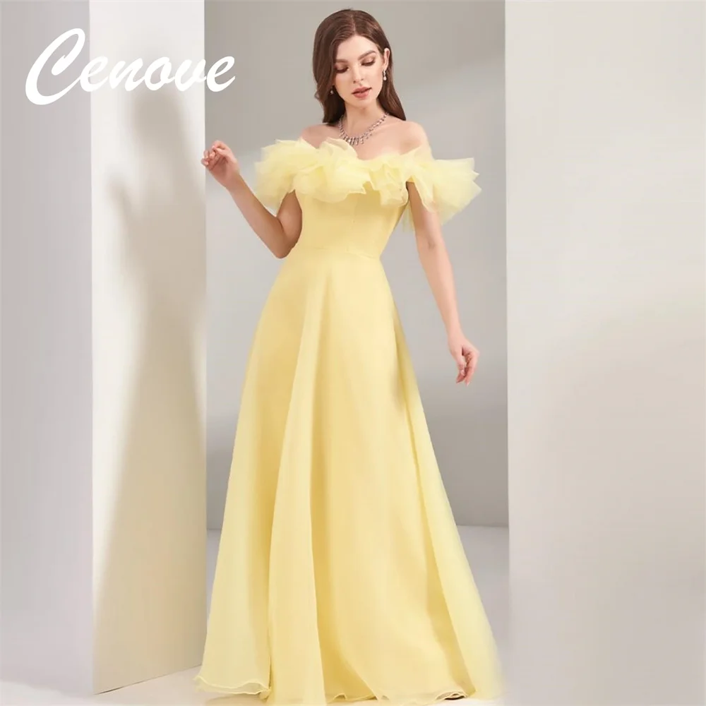 Cenove A-Line Off The Shoulder Neckline Prom Dress Floor-Length With Short Sleeves Evening Summer Party Dress For Women2023
Cenove A-Line Off The Shoulder Neckline Prom Dress Floor-Length With Short Sleeves Evening Summer Party Dress For Women2023