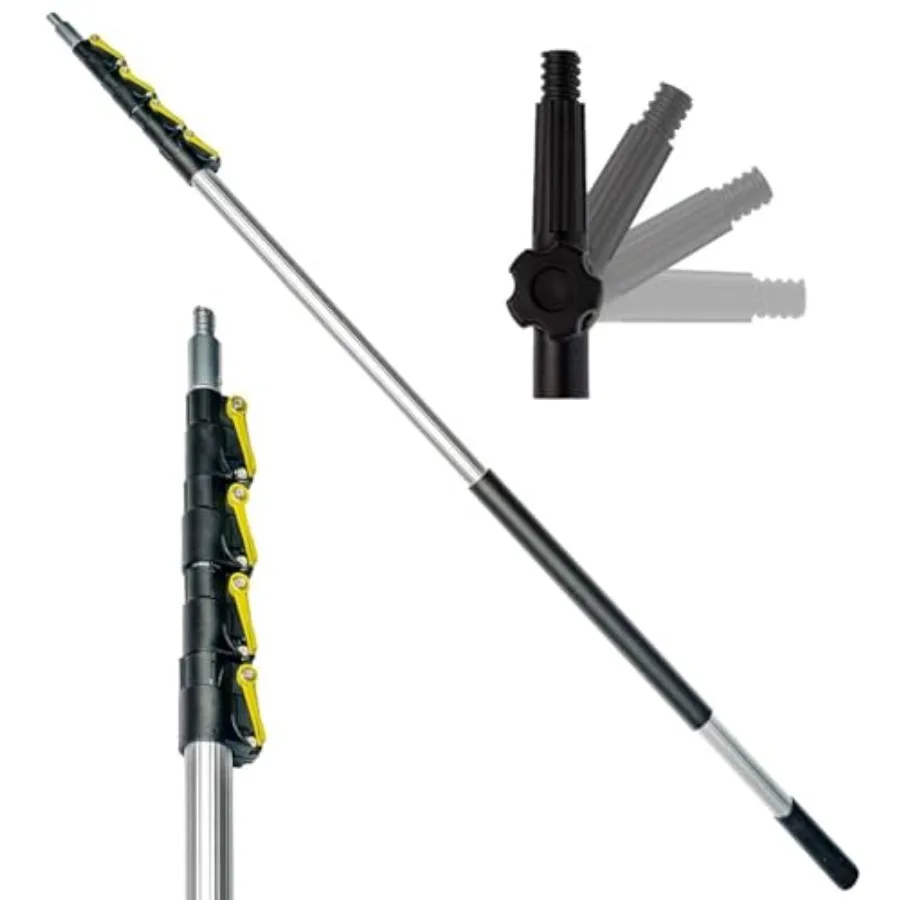 DOCA Telescoping Pole 5- - Extension Pole for Cleaning,,Window Washing Kit, Paint Roller, Window Squeegee - High Reach Extendab
DOCA Telescoping Pole 5- - Extension Pole for Cleaning,,Window Washing Kit, Paint Roller, Window Squeegee - High Reach Extendab