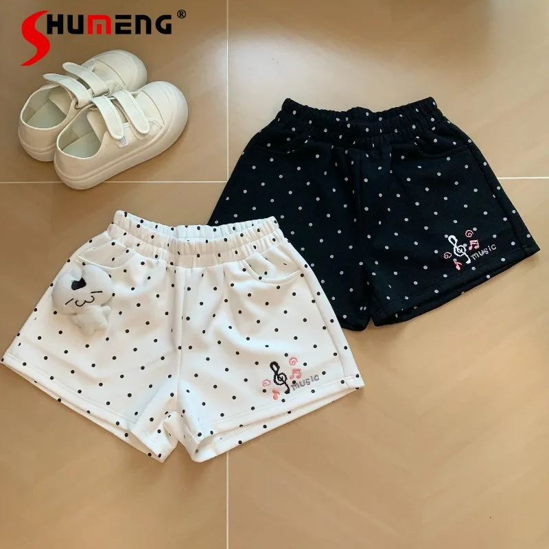 Sweet Cute 2 Colors Polka Dot Embroidered Shorts Japanese Style Slim Fit Versatile Summer Daily Bottoms Y2k Clothes Short Pants
Sweet Cute 2 Colors Polka Dot Embroidered Shorts Japanese Style Slim Fit Versatile Summer Daily Bottoms Y2k Clothes Short Pants