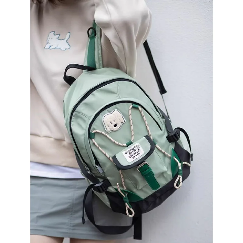 2025 Green Cute Backpack Large Capacity Computer Bags Multi-function Canvas School Bag Suitable For Daily Travel Bag
2025 Green Cute Backpack Large Capacity Computer Bags Multi-function Canvas School Bag Suitable For Daily Travel Bag