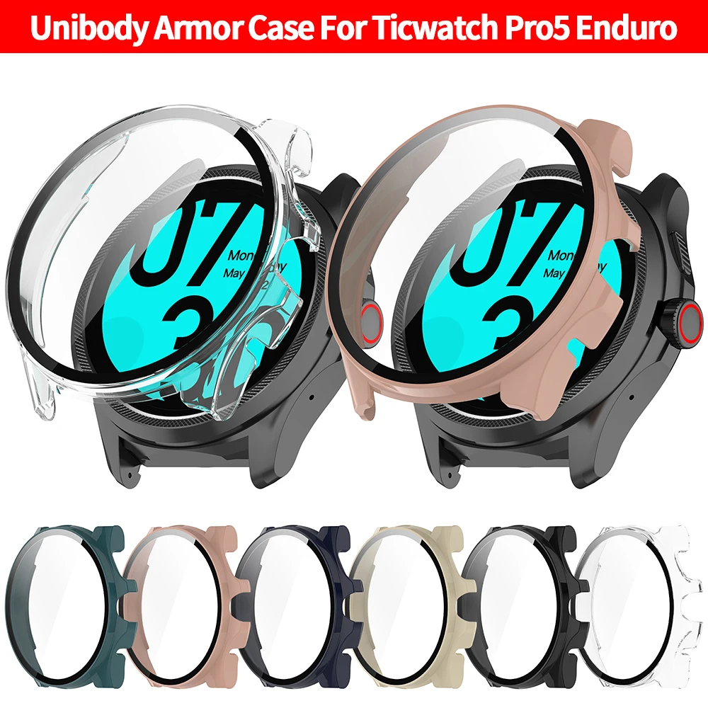Tempered Glass + Case Cover For Ticwatch Pro 5 Smart Watch Strap Protective Bumper Screen Protector Shell Film Tic Watch Pro5
Tempered Glass + Case Cover For Ticwatch Pro 5 Smart Watch Strap Protective Bumper Screen Protector Shell Film Tic Watch Pro5