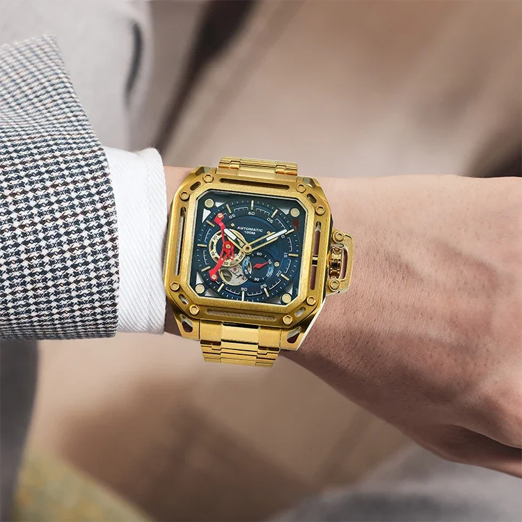 Japanese MIYOTA Automatic Movement Stainless Watch 100M Waterproof Luminous Men's Watch See-through Mechanical Watch
Japanese MIYOTA Automatic Movement Stainless Watch 100M Waterproof Luminous Men's Watch See-through Mechanical Watch