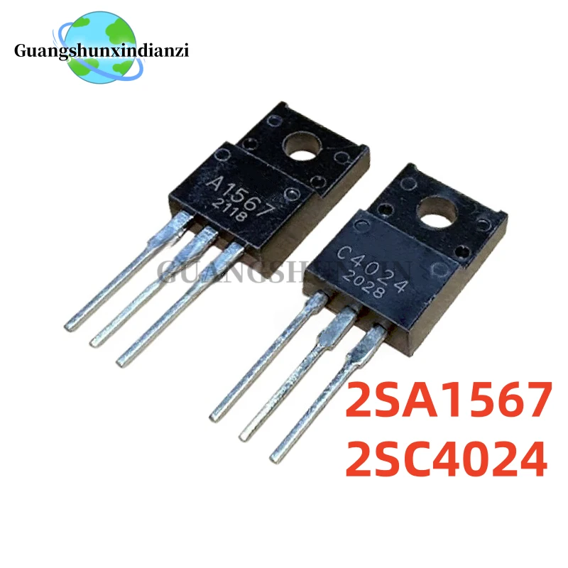 10pairs/10PCS 100% NEW 2SA1567 A1567 2SC4024 C4024 TO-220F 50V 12A Best Quality transistor In Stock
10pairs/10PCS 100% NEW 2SA1567 A1567 2SC4024 C4024 TO-220F 50V 12A Best Quality transistor In Stock