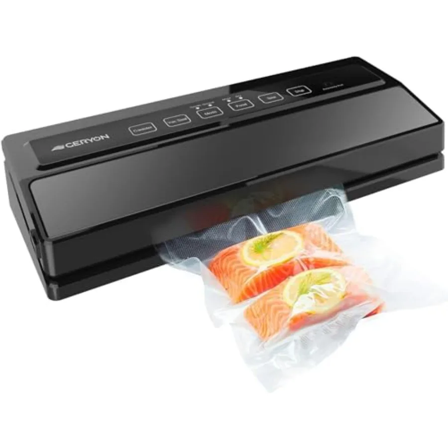Vacuum Sealer Machine Food Vacuum Sealer with Powerful Suction Slim Design Easy to Use Led Indicator Lights for Sous Vide Meal
Vacuum Sealer Machine Food Vacuum Sealer with Powerful Suction Slim Design Easy to Use Led Indicator Lights for Sous Vide Meal