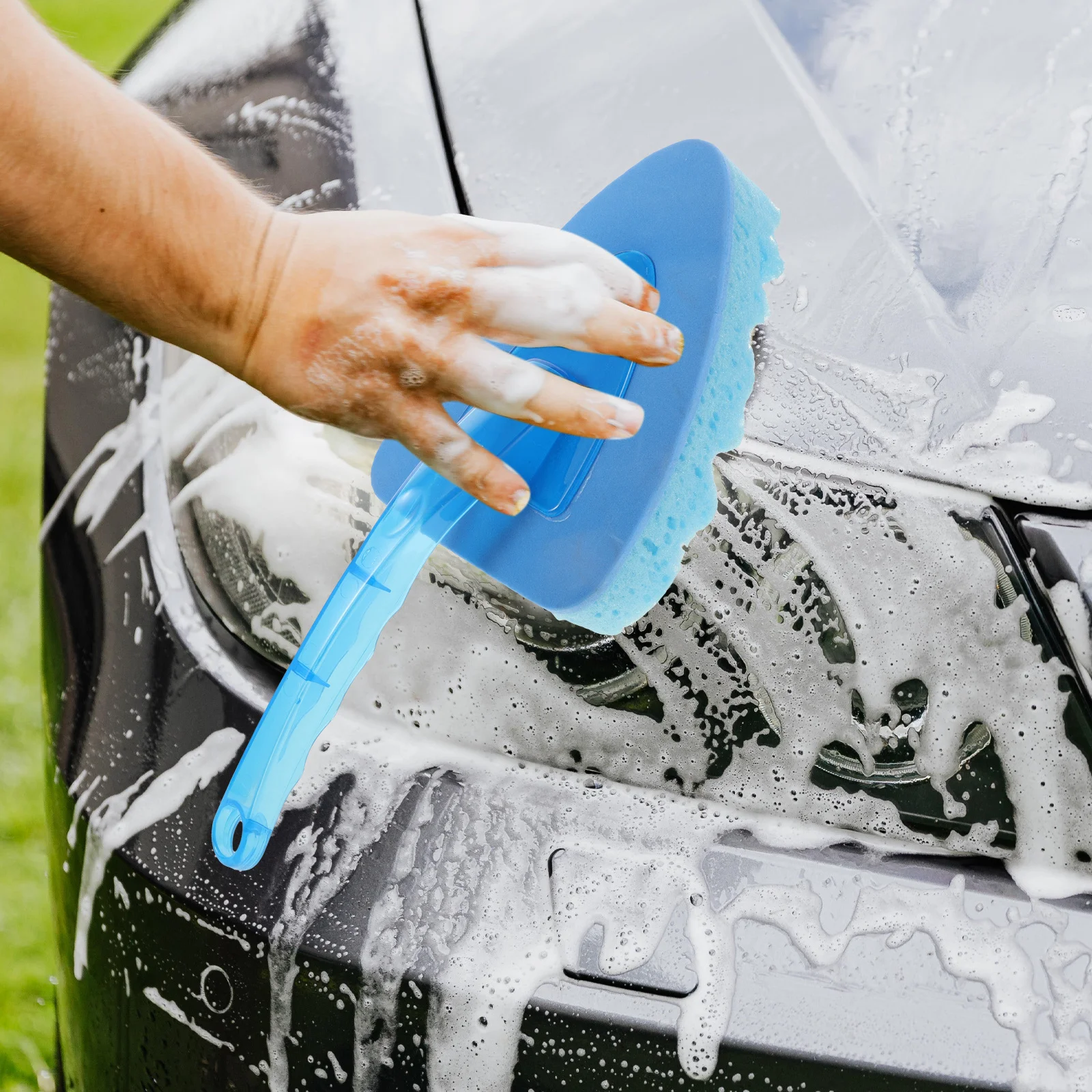 Car Wash Sponge Brush Handheld Triangle Shape Soft Durable Polyurethane Sponge for Car Cleaning Supplies and Window Washing Tool
Car Wash Sponge Brush Handheld Triangle Shape Soft Durable Polyurethane Sponge for Car Cleaning Supplies and Window Washing Tool