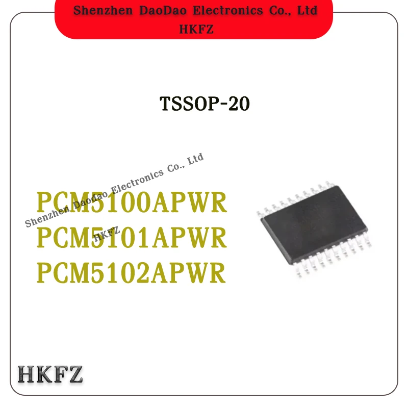 5Pcs PCM5100A PCM5100APWR PCM5101A PCM5101APWR PCM5102A PCM5102APWR TSSOP-20 Audio stereo chip new original
5Pcs PCM5100A PCM5100APWR PCM5101A PCM5101APWR PCM5102A PCM5102APWR TSSOP-20 Audio stereo chip new original