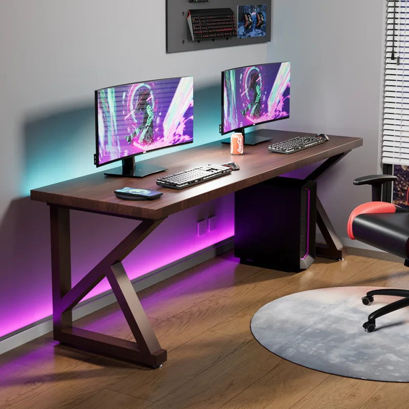 5V Solid Wood K-shaped Computer Desk Household Desk Double E-sports Table Bedroom Study Table Desk Work Table
5V Solid Wood K-shaped Computer Desk Household Desk Double E-sports Table Bedroom Study Table Desk Work Table
