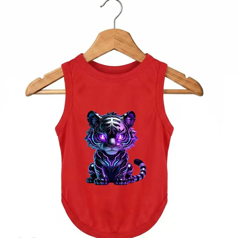 Cool Mech Tiger Dog Summer Clothes, Airy Pet Vest
Cool Mech Tiger Dog Summer Clothes, Airy Pet Vest