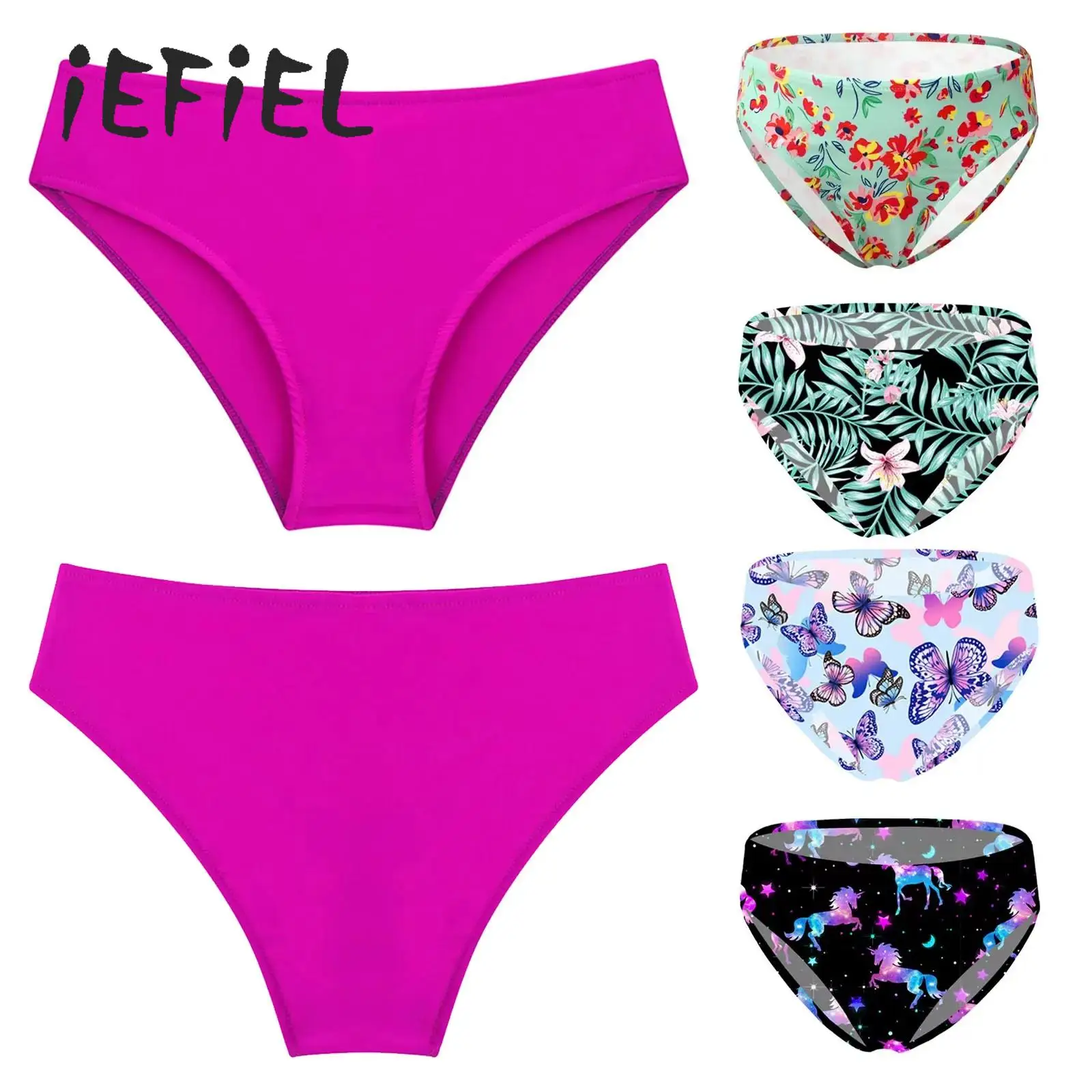 Kids Girl Bikini Panties Swim Briefs Solid Swimwear Tropical Plant Short Pants Underpants for Swimming Beach Bathing Swimsuit
Kids Girl Bikini Panties Swim Briefs Solid Swimwear Tropical Plant Short Pants Underpants for Swimming Beach Bathing Swimsuit