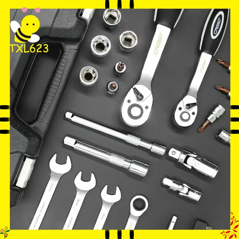 Набор инструментов Major Auto Repair Toolbox - Многофункциональный торцевой ключ для обслуживания автомобилей, набор комбинированных втулок для ремонта автомобилей
Набор инструментов Major Auto Repair Toolbox - Многофункциональный торцевой ключ для обслуживания автомобилей, набор комбинированных втулок для ремонта автомобилей