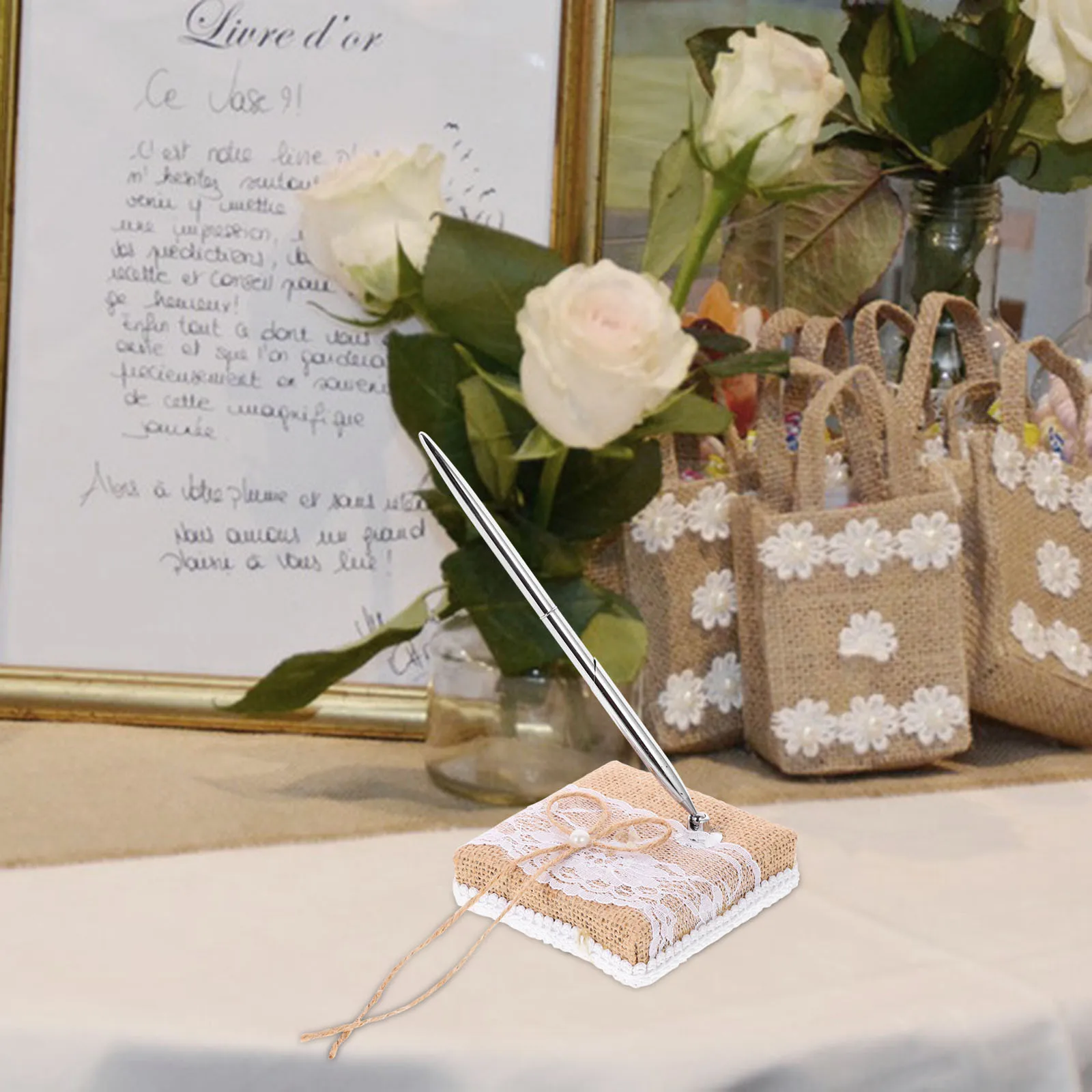 Свадебная ручка из льняной стали, легкая элегантная ручка для подписи на годовщину свадьбы, дня рождения, гостевая книга, ручки для гостевой книги
Свадебная ручка из льняной стали, легкая элегантная ручка для подписи на годовщину свадьбы, дня рождения, гостевая книга, ручки для гостевой книги