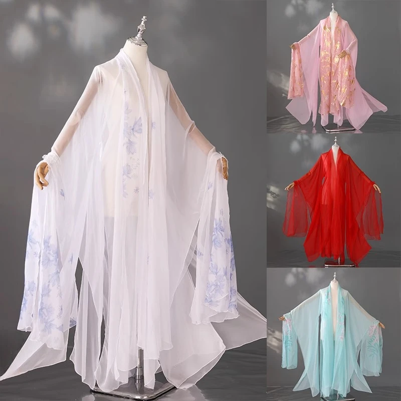 Китайский тюлевой кардиган Hanfu с цветочным принтом, пальто с широкими рукавами, древний классический костюм для народного танца, 2025 г.
Китайский тюлевой кардиган Hanfu с цветочным принтом, пальто с широкими рукавами, древний классический костюм для народного танца, 2025 г.