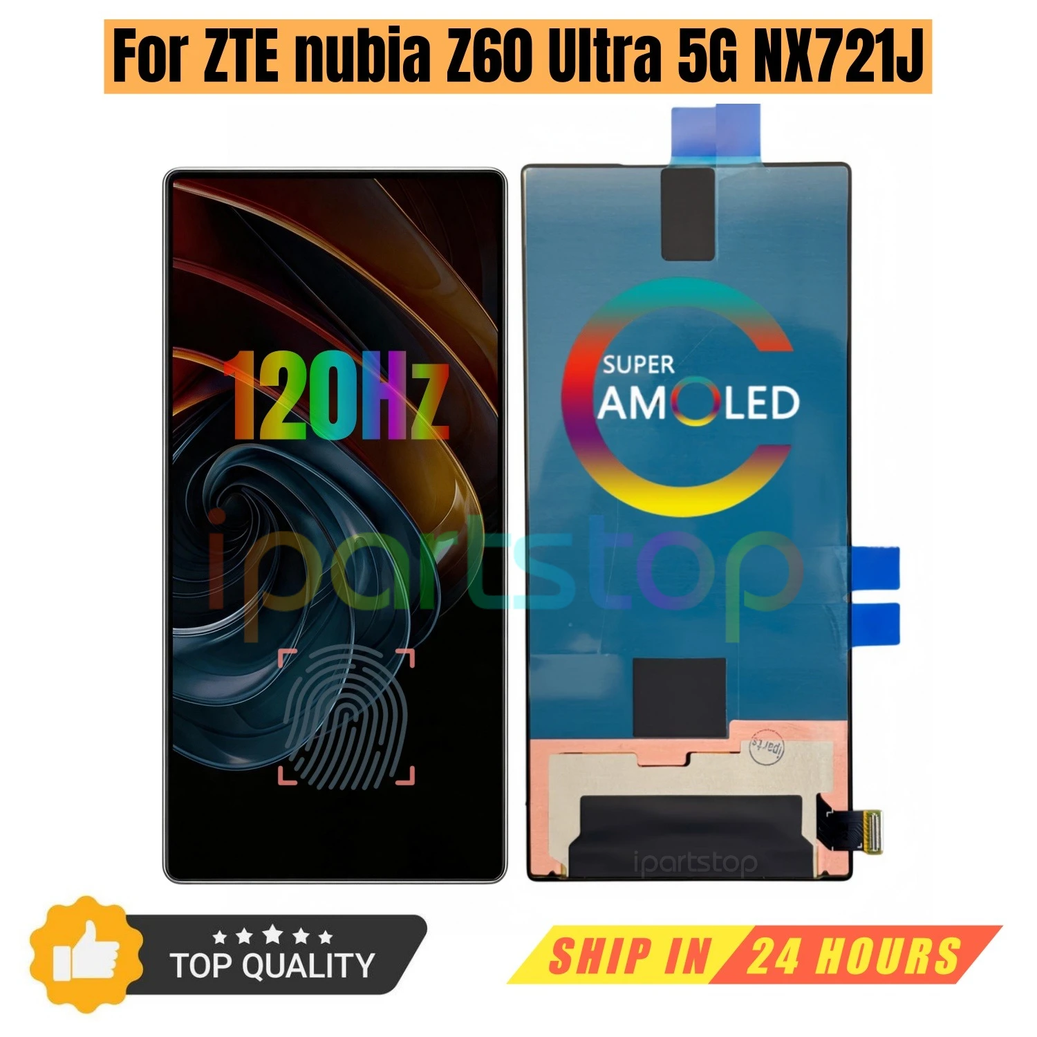 iParts Replacement New Display for ZTE nubia Z60 Ultra 5G NX721J 120Hz AMOLED Touch Screen Digitizer Assembly all Functions OEM
iParts Replacement New Display for ZTE nubia Z60 Ultra 5G NX721J 120Hz AMOLED Touch Screen Digitizer Assembly all Functions OEM