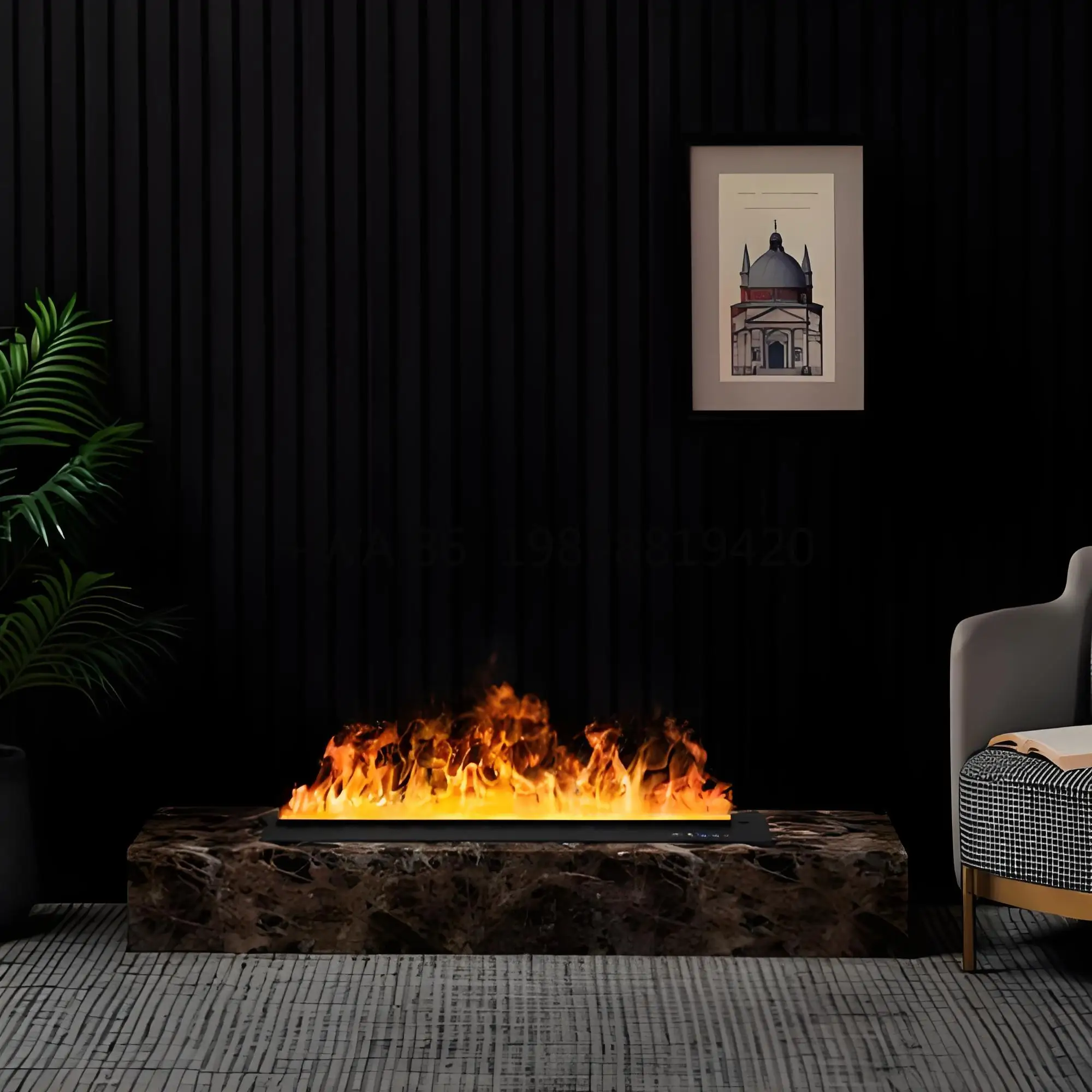 Popular 3D Water Vapor Electric Fireplace, Modern Home Decor LED Flame Fireplace Insert
Popular 3D Water Vapor Electric Fireplace, Modern Home Decor LED Flame Fireplace Insert