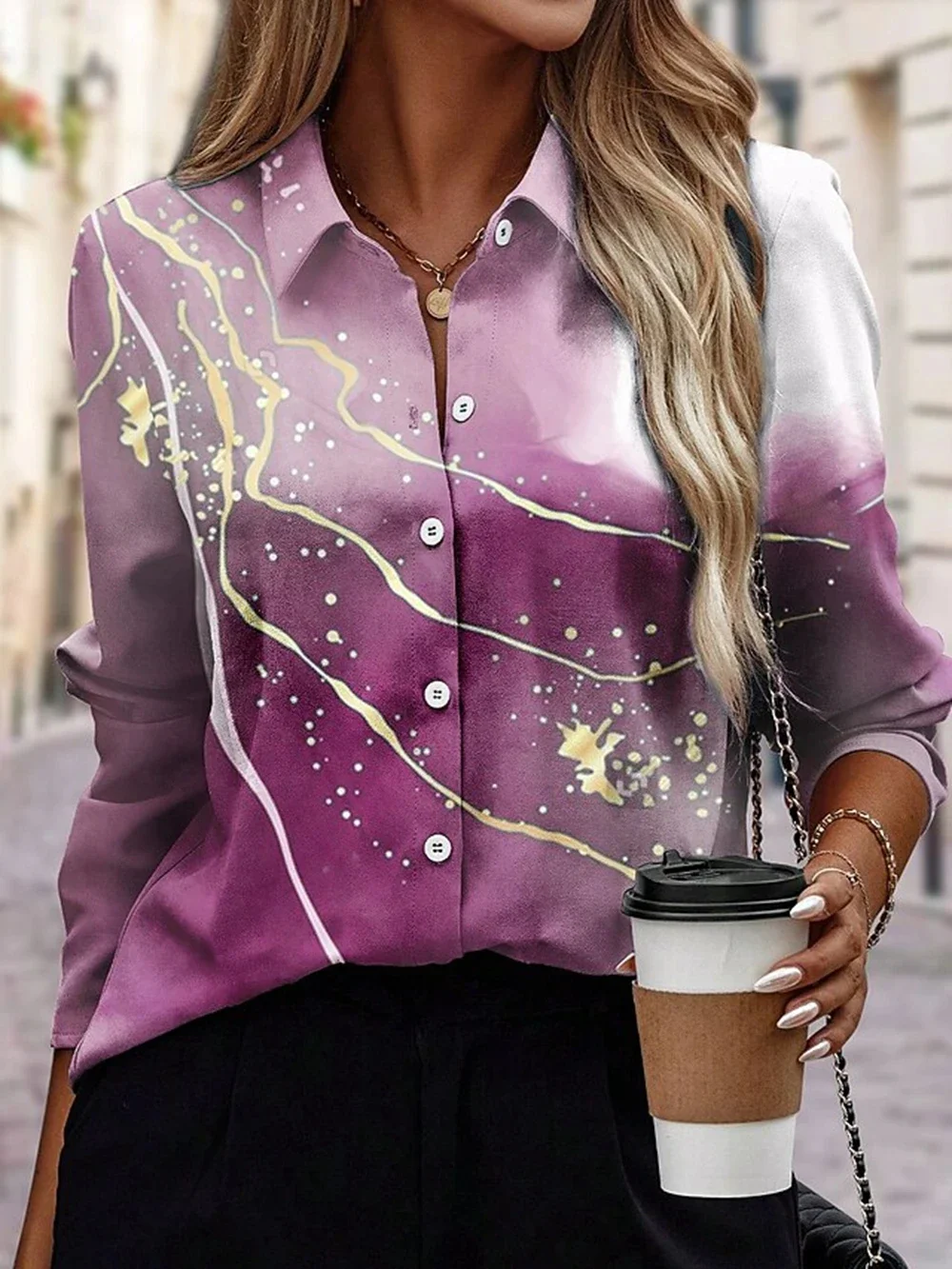 New Women's Loose Shirt 3D Color Tassel Print Long Sleeve Casual Elegant Daily 2024 Spring and Autumn Top
New Women's Loose Shirt 3D Color Tassel Print Long Sleeve Casual Elegant Daily 2024 Spring and Autumn Top