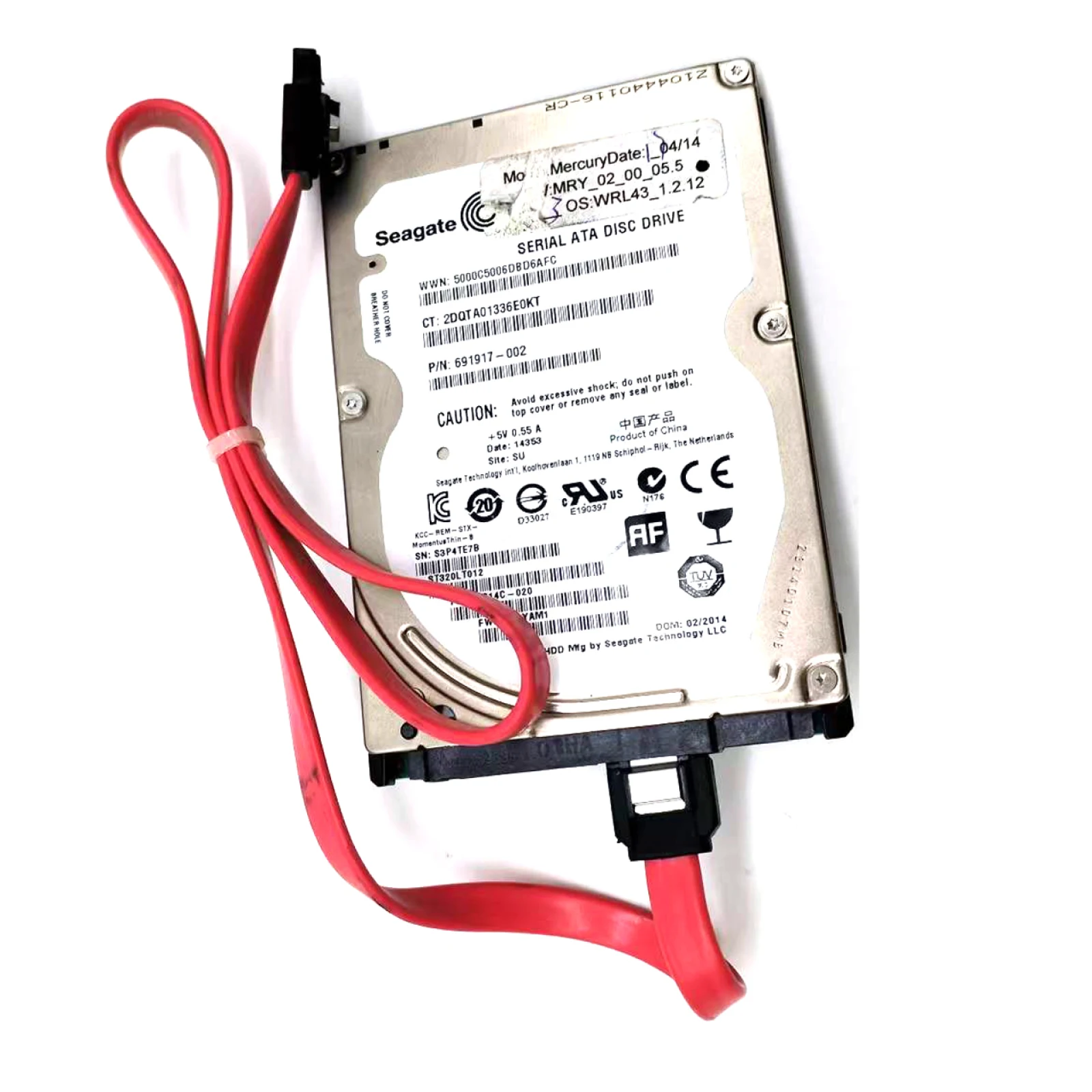 Hard Disk Drive CR357-67095 CR357-67047 Fits for HP Designjet T920 T1500 T2500 PS
Hard Disk Drive CR357-67095 CR357-67047 Fits for HP Designjet T920 T1500 T2500 PS
