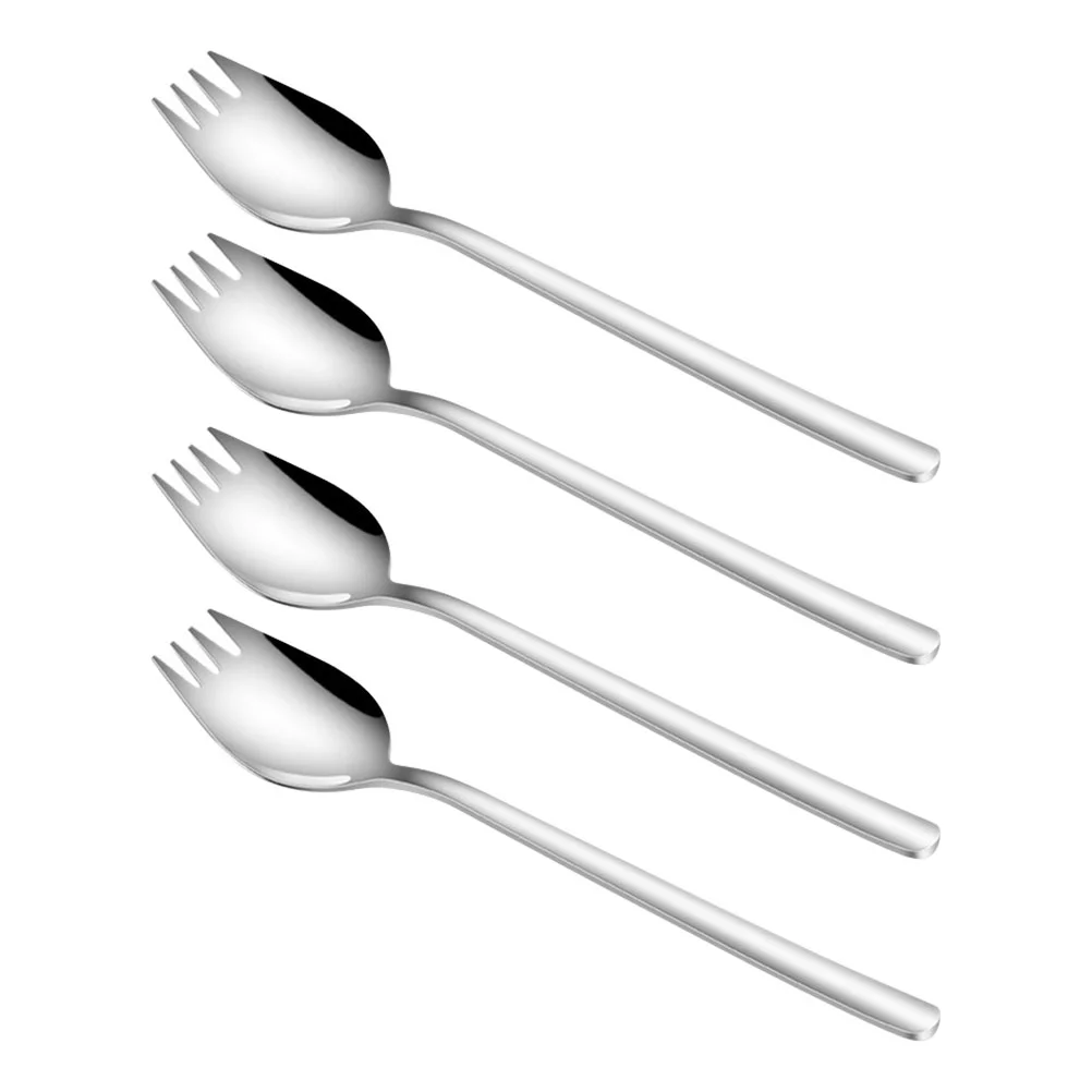 4 Pcs Stainless Steel Salad Spoons Reusable Multi purpose Fork Spoon Set for Home Party Hotel Restaurant Kitchen Fruit
4 Pcs Stainless Steel Salad Spoons Reusable Multi purpose Fork Spoon Set for Home Party Hotel Restaurant Kitchen Fruit