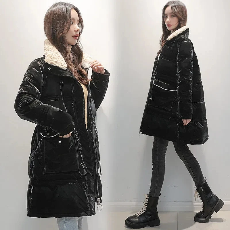 Down Cotton Jacket Women 2022 Winter New Korean Slim Fashion Casual Padded Coat Female Long Waist Thick Warm Loose Parkas
Down Cotton Jacket Women 2022 Winter New Korean Slim Fashion Casual Padded Coat Female Long Waist Thick Warm Loose Parkas